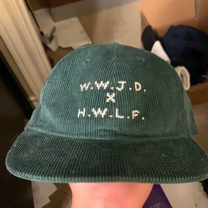 Retro HWLF Green Corduroy Hat